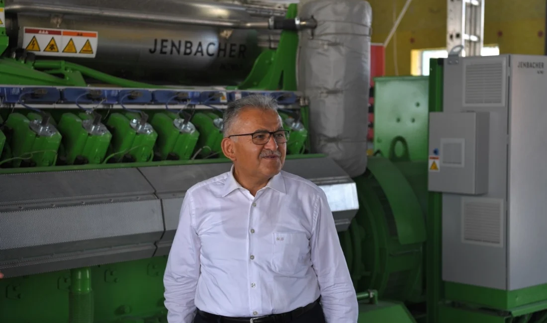 Kayseri Büyükşehir Belediyesi tarafından hayata geçirilen yenilenebilir ve çevreci enerji