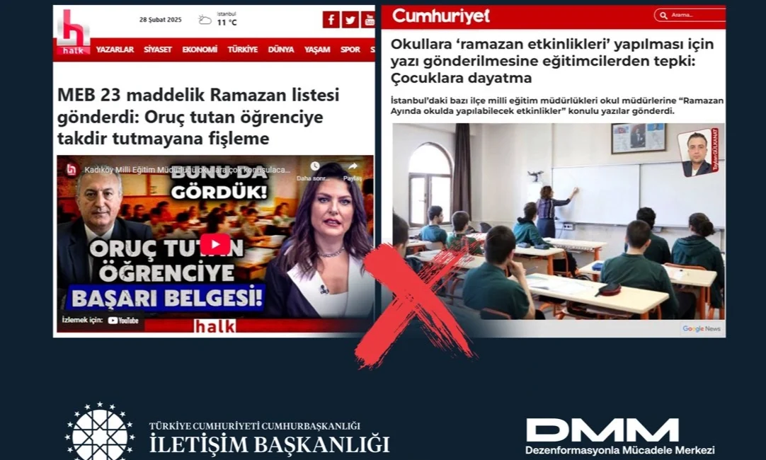 Milli Eğitim Bakanlığı’nca oruç tutmayan öğrencileri fişlediği yönündeki iddialarla ilgili