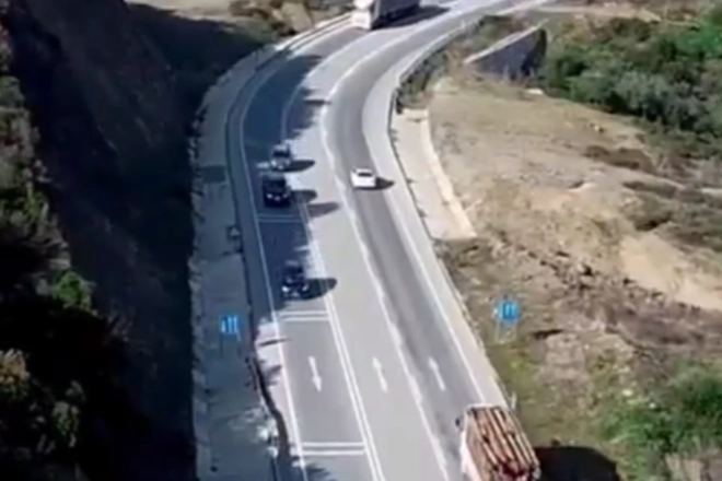 Bursa İl Jandarma Komutanlığı sorumluluk alanında bulunan İznik-Yenişehir karayolunda trafik