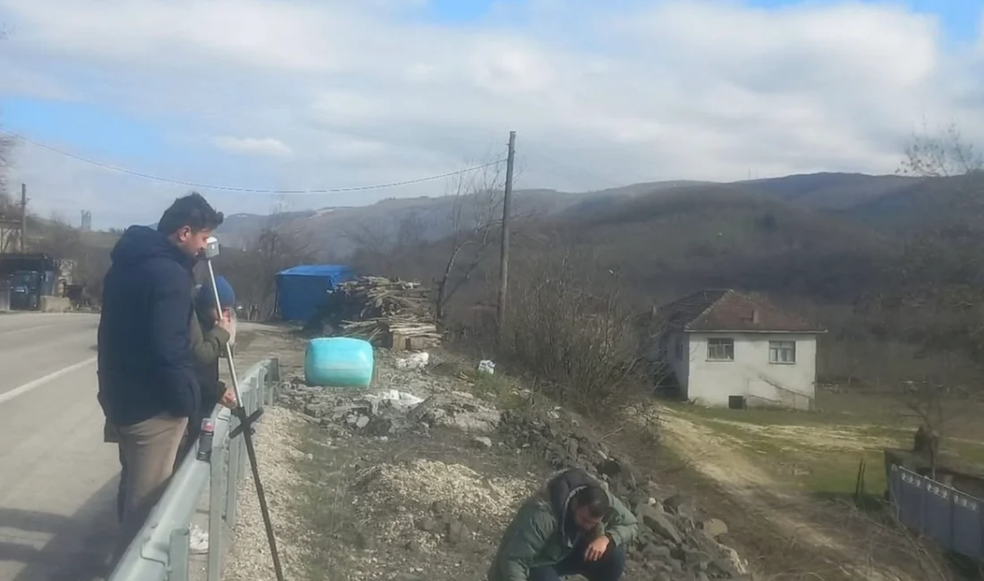 Düzce ile Yığılca arasındaki köstebek yuvasına dönen bağlantı yolu ile