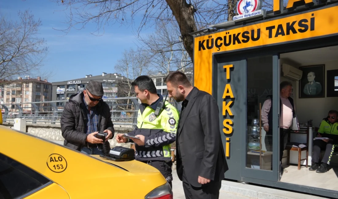 Düzce Belediyesi Zabıta Müdürlüğü, İl Emniyet Müdürlüğü ekipleri ile birlikte