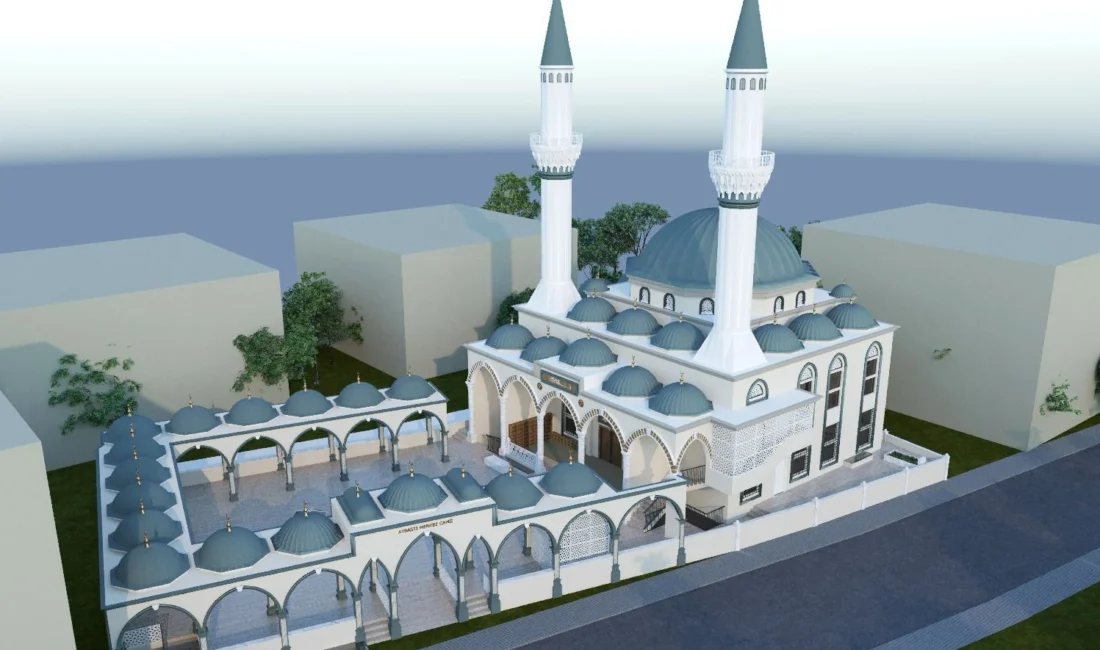 Ordu’nun Aybastı ilçesinde bulunan Merkez Camii, modern mimari anlayışla yeniden