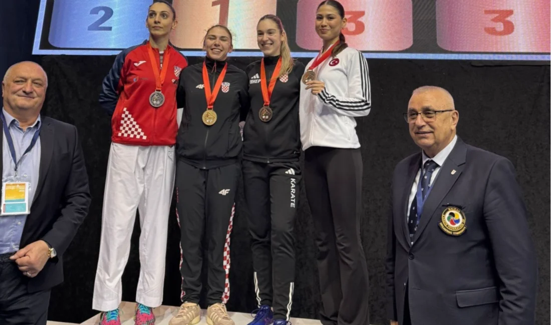 Sakarya Büyükşehir Belediyesi karate sporcusu Zümra Rezzan İm, Karadağ Budva’da